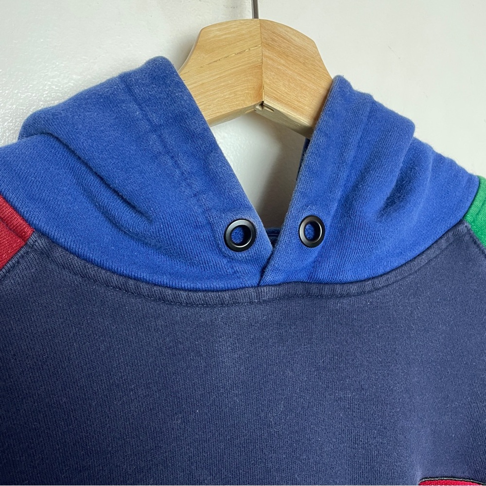 TEDDY FRESH Colorblock Hoodie Navy Green Red Size Men's Small - Picture 4 of 14